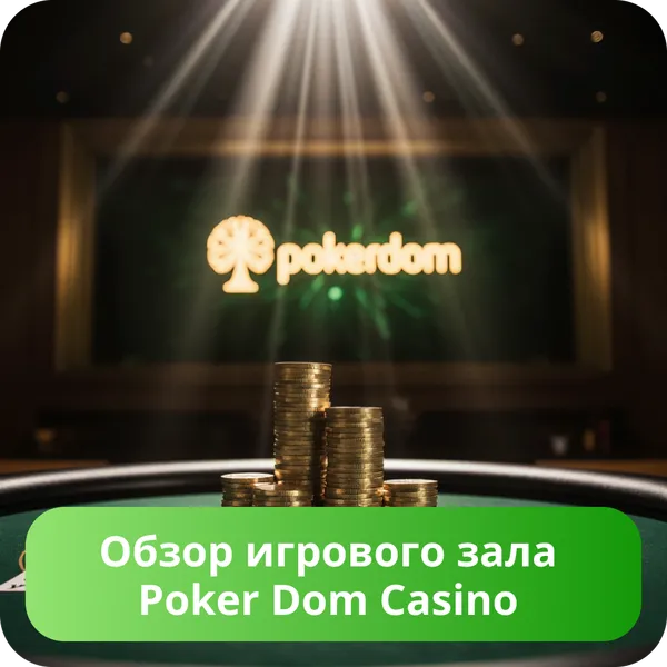 Обзор игрового зала Poker Dom Casino